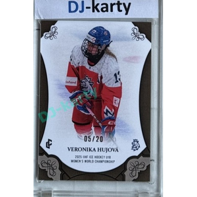 2024/25 LC Repre serie 1 #WU18-05 Veronika Hujová U18 Women´s World Championship 2025 Canvas xx/20