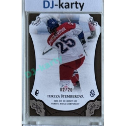 2024/25 LC Repre serie 1 #WU18-07 Tereza Štemberová U18 Women´s World Championship 2025 Canvas xx/20