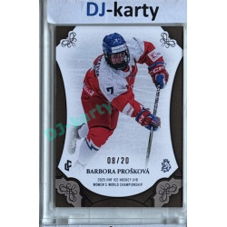 2024/25 LC Repre serie 1 #WU18-11 Barbora Prošková U18 Women´s World Championship 2025 Canvas xx/20