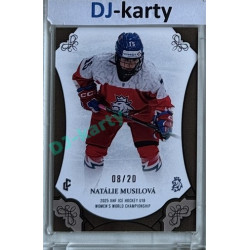2024/25 LC Repre serie 1 #WU18-14 Natálie Musilová U18 Women´s World Championship 2025 Canvas xx/20