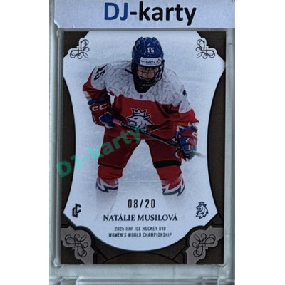 2024/25 LC Repre serie 1 #WU18-14 Natálie Musilová U18 Women´s World Championship 2025 Canvas xx/20