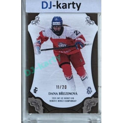 2024/25 LC Repre serie 1 #WU18-18 Dana Březinová U18 Women´s World Championship 2025 Canvas xx/20