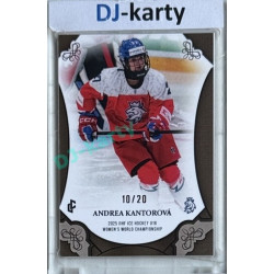 2024/25 LC Repre serie 1 #WU18-20 Andrea Kantorová U18 Women´s World Championship 2025 Canvas xx/20