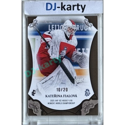 2024/25 LC Repre serie 1 #WU18-23 Kateřina Fialová U18 Women´s World Championship 2025 Canvas xx/20