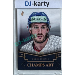 2024/25 LC Repre serie 1 #CHA-09 Ondřej Beránek Champs Art Blue xx/20