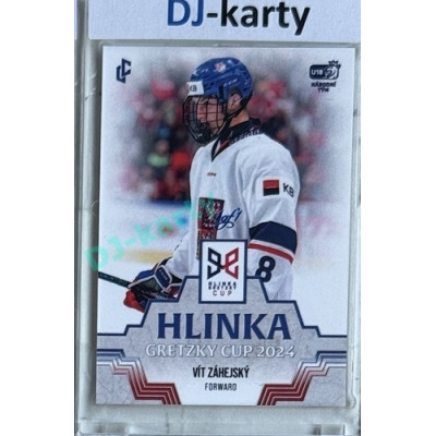 2024/25 LC Repre serie 1 #HGC-08 Vít Záhejský Holub Hlinka Gretzky Cup 2024 Tricolor 1of1