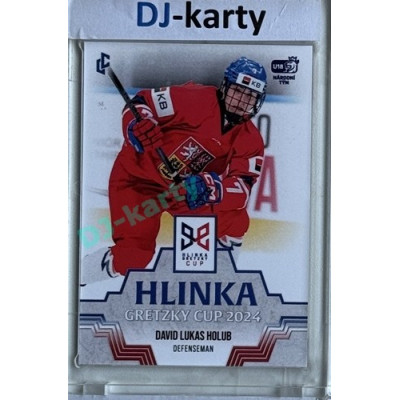 2024/25 LC Repre serie 1 #HGC-04 David Lukas Holub Hlinka Gretzky Cup 2024 Tricolor 1of1