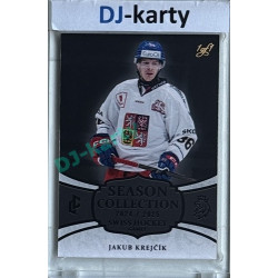 2024/25 LC Repre serie 1 #SHG-05 Jakub Krejčík Season Collection Swiss Hockey Games 2024 Black 1of1