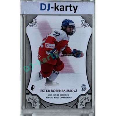 2025 LC Hrdinky přicházejí #WU18-22 Ester Rosenbaumová U18 Women´s World Championship 2025 Silver