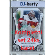 2025 LC Hrdinky přicházejí kompletní set U18 Women´s World Championship 2025 Silver 24ks karet