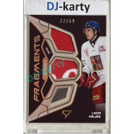 2025 Sportzoo Hokejové ČESKO #JF-LH Libor Hájek Jersey Fragments Level 2 22/49
