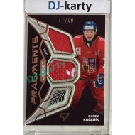 2025 Sportzoo Hokejové ČESKO #JF-RK Radek Kučeřík Jersey Fragments Level 2 11/49