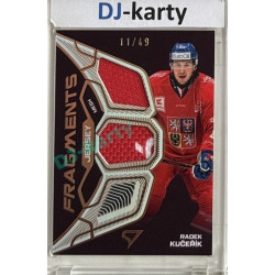 2025 Sportzoo Hokejové ČESKO #JF-RK Radek Kučeřík Jersey Fragments Level 2 11/49