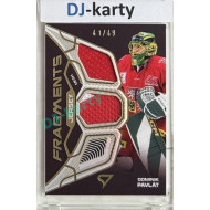 2025 Sportzoo Hokejové ČESKO #JF-DP Dominik Pavlát Jersey Fragments Level 2 41/49