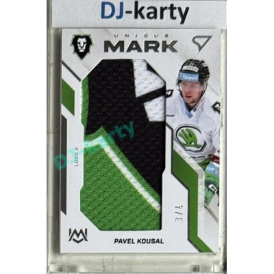 2022/23 Sportzoo ELH 2. série #UM-KO Pavel Kousal Unique Mark 3/4