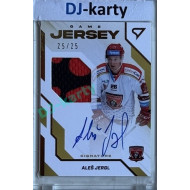 2022/23 Sportzoo ELH 2. série #GJS-AJ Aleš Jergl Game Jersey Auto 25/25
