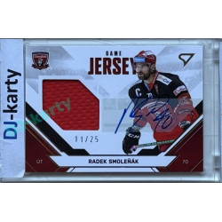 2021/22 Sportzoo TIPSPORT ELH Radek Smoleňák #JS-RS 11/25 Game Jersey Signature