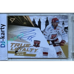 2024/25 Sportzoo ELH 1. serie #TLS-JB Jérémie Blain True Loyalty Auto 19/25