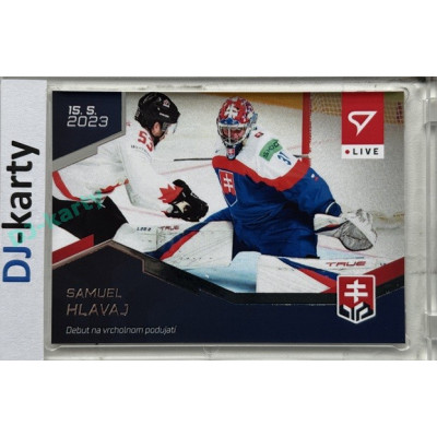 2022/23 Sportzoo Hockey Slovakia LIVE #L-05 Samuel Hlavaj 111/128