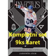 2024/25 Sportzoo ELH 1. serie kompletní set 9ks karet Invictus