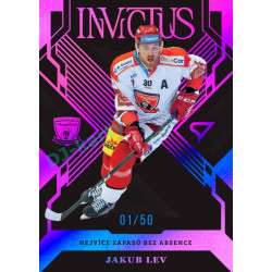 2024/25 Sportzoo ELH 1. serie #IN-6 Jakub Lev Invictus Pink xx/50