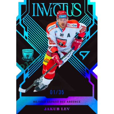 2024/25 Sportzoo ELH 1. serie #IN-6 Jakub Lev Invictus Blue xx/35