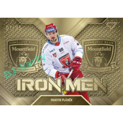 2023/24 Sportzoo ELH 2. serie #IM-04 Martin Pláněk Iron Men Gold Limited xx/35