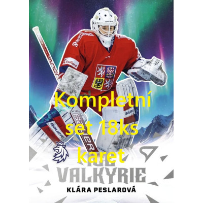 2025 Sportzoo Hokejové ČESKO kompletní set 18ks Ice Valkyrie karet