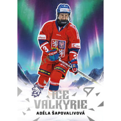 2025 Sportzoo Hokejové ČESKO #IV-17 Adéla Šapovalivová Ice Valkyrie