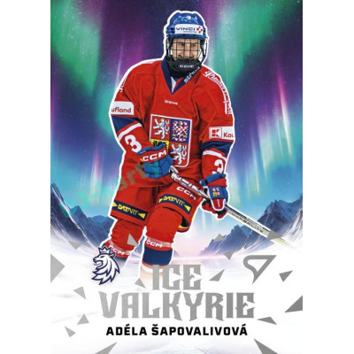2025 Sportzoo Hokejové ČESKO #IV-17 Adéla Šapovalivová Ice Valkyrie