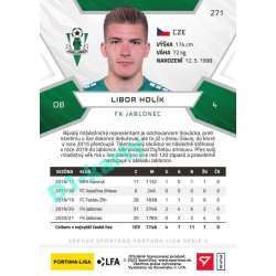 2021/22 Sportzoo Fortuna Liga 2. série #271 Libor Holík