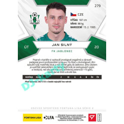 2021/22 Sportzoo Fortuna Liga 2. série #279 Jan Silný