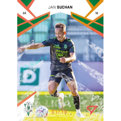 2024/25 Sportzoo Chance Liga 2. série #306 Jan Suchan Copper Diamond xx/70