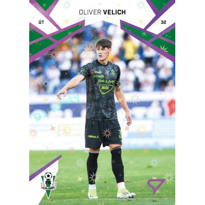 2024/25 Sportzoo Chance Liga 2. série #310 Oliver Velich Cosmic Pink