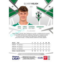 2024/25 Sportzoo Chance Liga 2. série #310 Oliver Velich