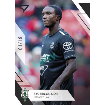 2022/23 Sportzoo Fortuna Liga 2. série #340 Joshua Akpudje Black xx/19