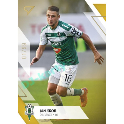 2022/23 Sportzoo Fortuna Liga 2. série #342 Jan Krob Gold xx/99