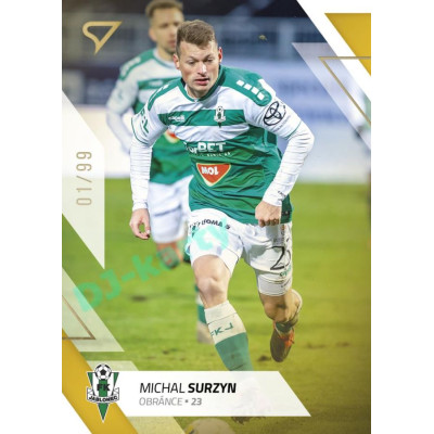 2022/23 Sportzoo Fortuna Liga 2. série #344 Michal Surzyn Gold xx/99