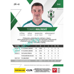2022/23 Sportzoo Fortuna Liga 2. série #346 Tomáš Malínský
