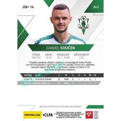 2022/23 Sportzoo Fortuna Liga 2. série #343 Daniel Souček