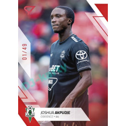 2022/23 Sportzoo Fortuna Liga 2. série #340 Joshua Akpudje Red xx/49
