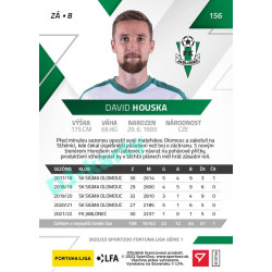 2022/23 Sportzoo Fortuna Liga 1. série #156 David Houska