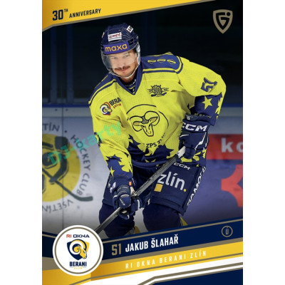 2024/25 Goal Cards Maxa liga 1. série #ZLI30-12 Jakub Šlahař 30 let od finále