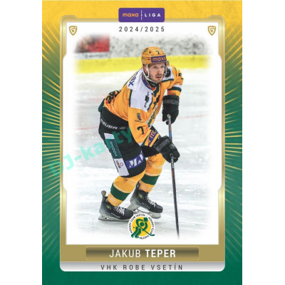 2024/25 Goal Cards Maxa liga 1. série #VSE-06 Jakub Teper Parallel 1of40