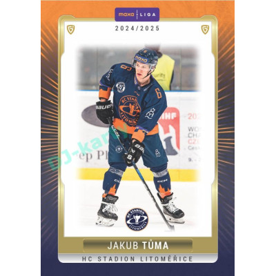 2024/25 Goal Cards Maxa liga 1. série #LIT-10 Jakub Tůma Parallel 1of15