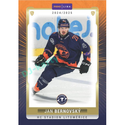 2024/25 Goal Cards Maxa liga 1. série #LIT-12 Jan Bernovský Parallel 1of15