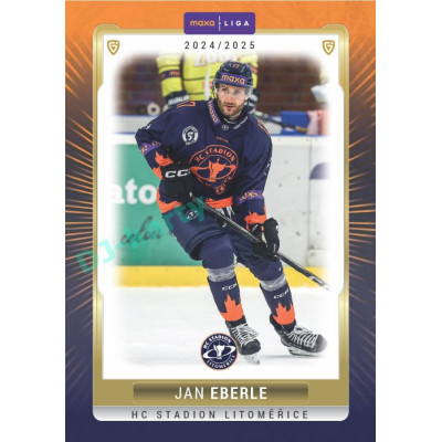 2024/25 Goal Cards Maxa liga 1. série #LIT-16 Jan Eberle Parallel 1of40
