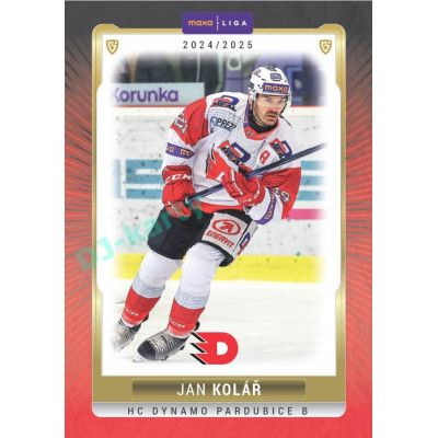 2024/25 Goal Cards Maxa liga 1. série #PCE-03 Jan Kolář Parallel 1of40