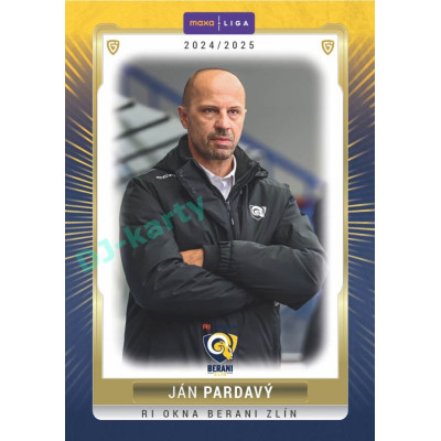 2024/25 Goal Cards Maxa liga 1. série #ZLI-30 Ján Pardavý Parallel 1of40