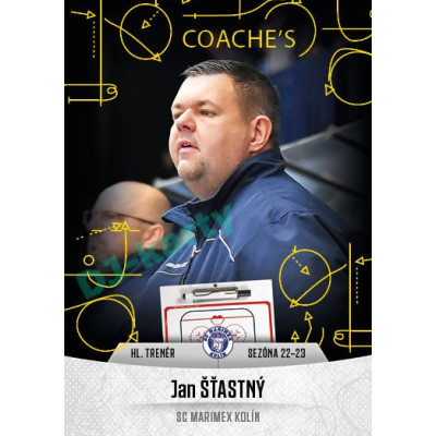 2022/23 Goal Cards Chance Liga 1. série #14 Jan Šťastný Coach´s